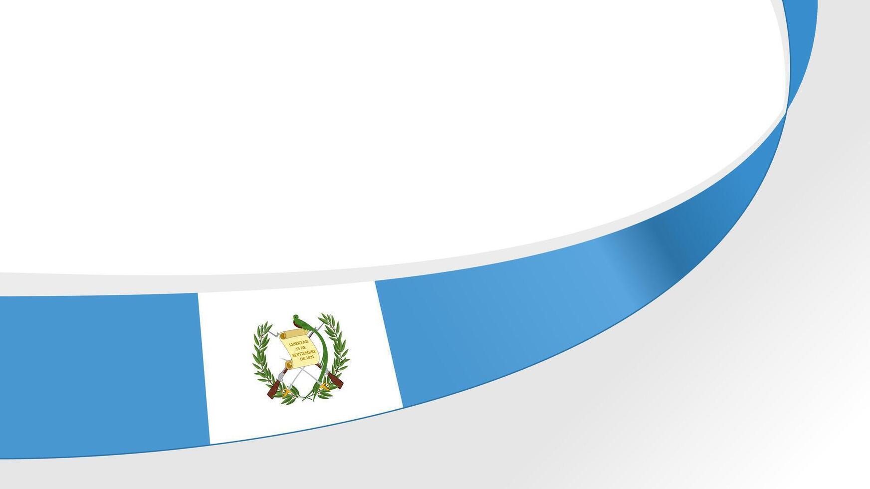 waving flag of guatemala. banner for independence day vector