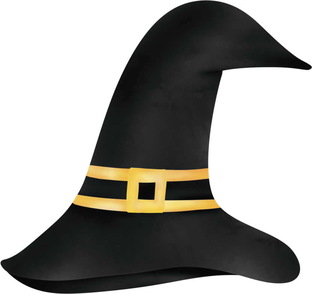 The classic black witch's hat.. png