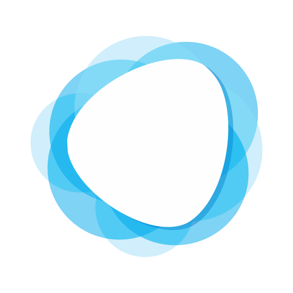 BLUE CYAN CIRCLE ROUND FRAME ABSTRACT BACKGROUND TEMPLATE png
