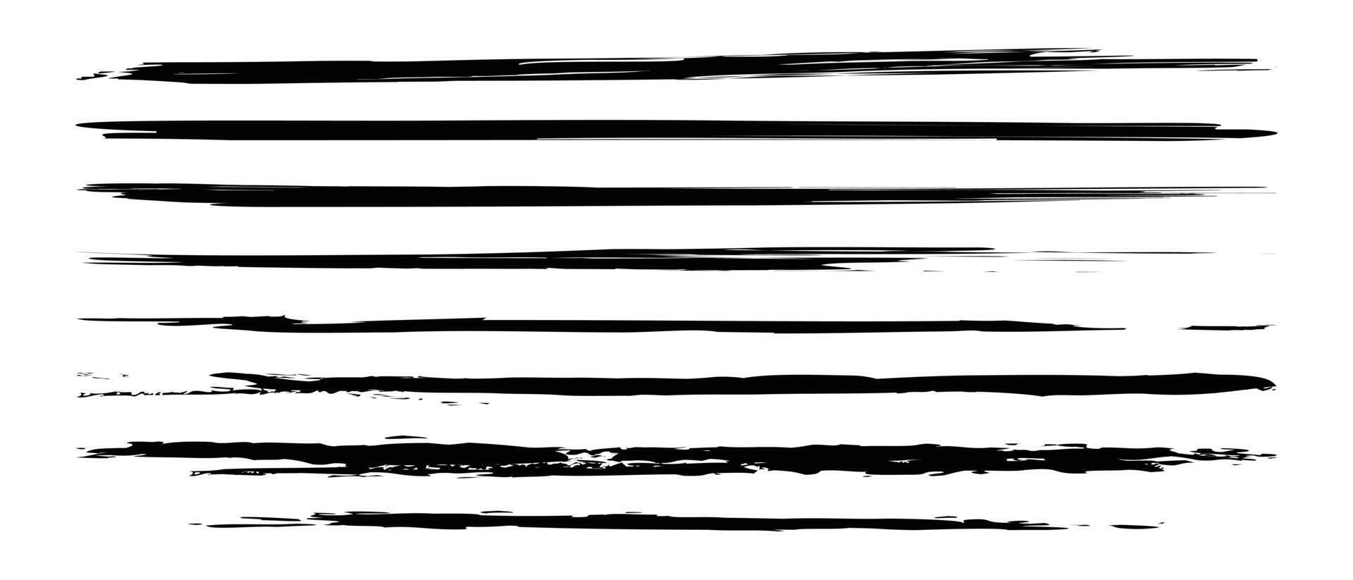 Set of strike Grunge sketch thin long texture. Marker collection design. Pen stripe brush strokes. Patch pencil strips. Grunge sketch thin long texture. vector