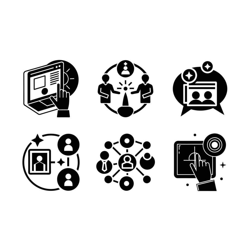 Interactive and Line Art Design File vector