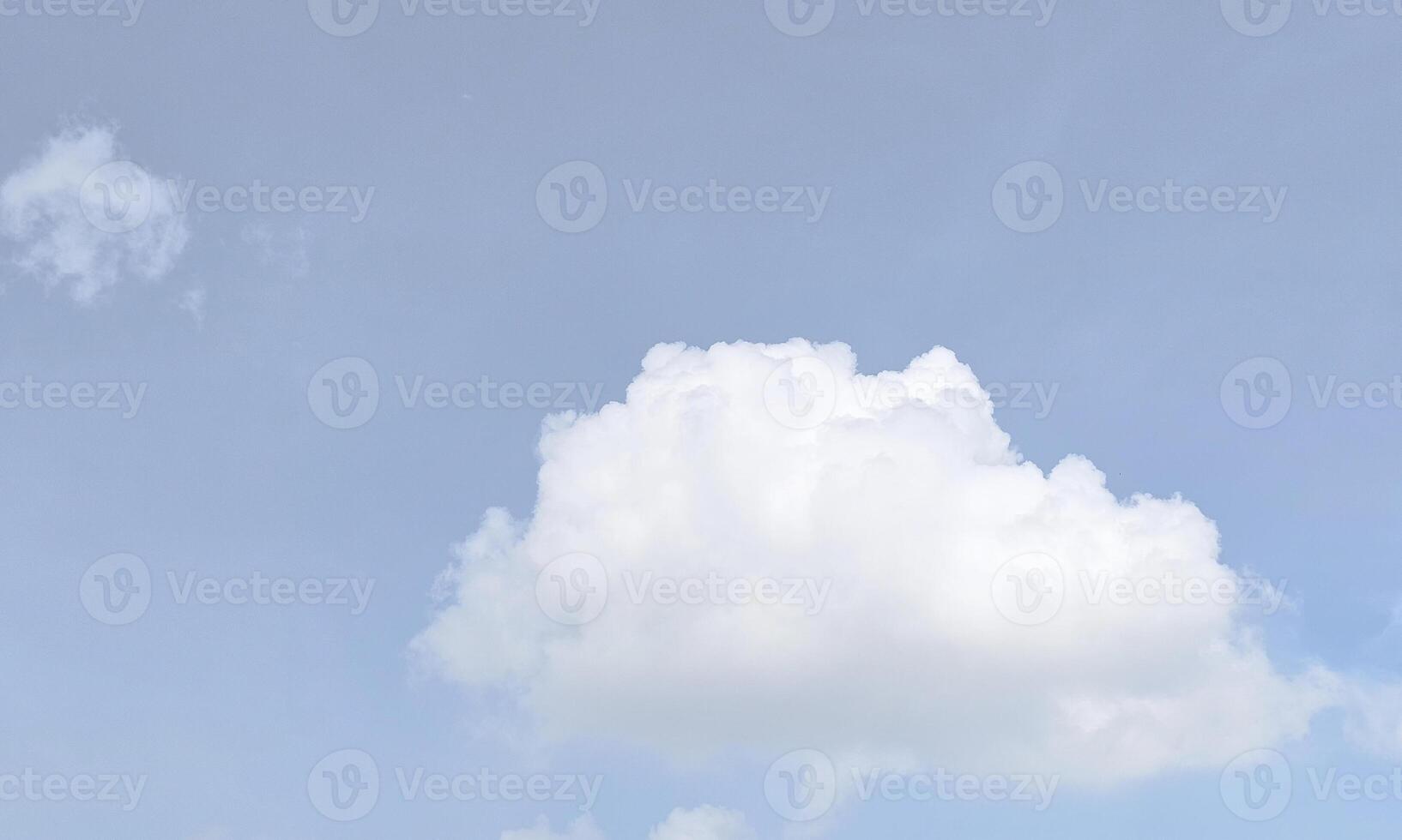 Close up White Cloud and Blue Sky for Background. photo