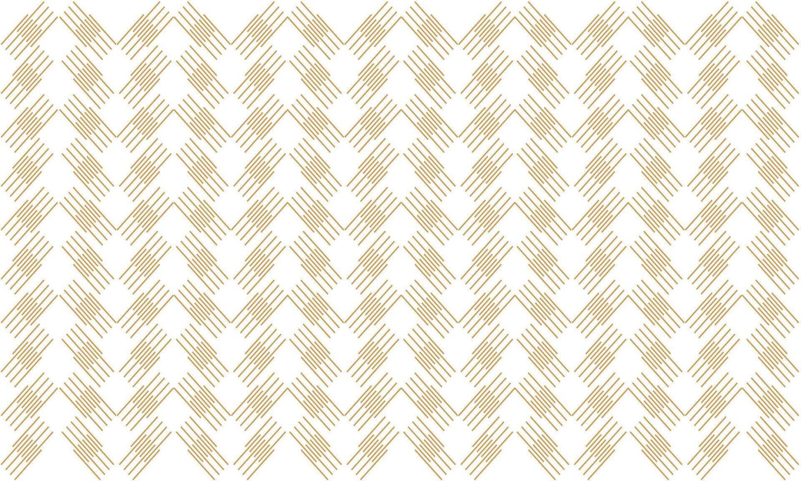 Stylish chevron pattern in muted gold tones on a white background, ideal for home decor and modern design projects. vector