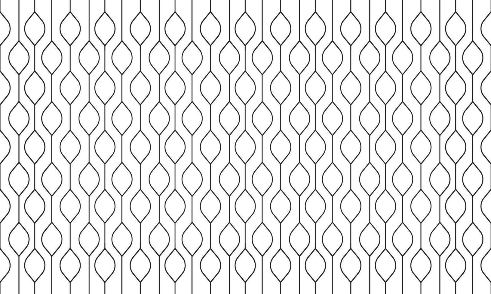 Simple black and white geometric pattern featuring elongated shapes, perfect for backgrounds or design projects, created digitally. vector