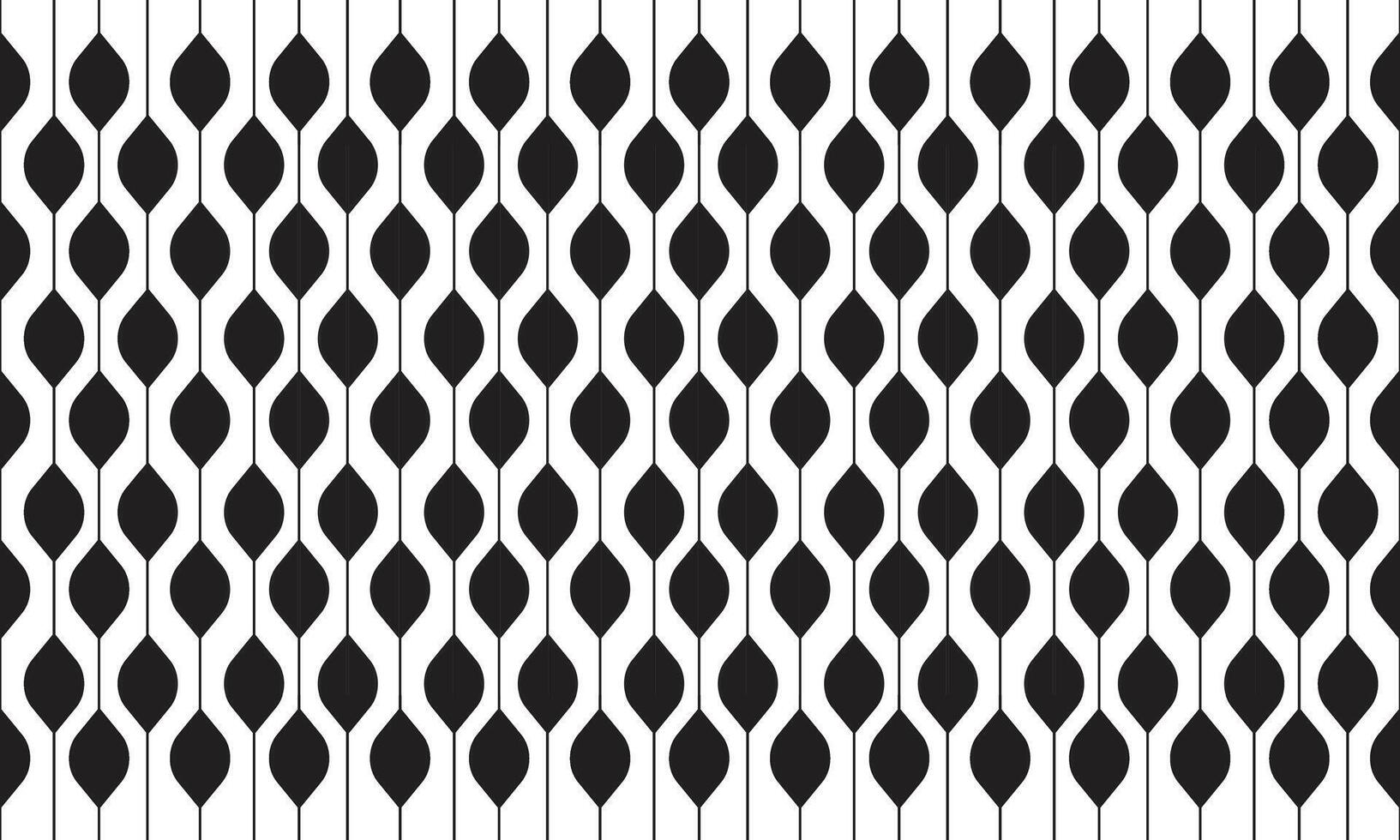 Abstract pattern of black shapes on white background in a symmetrical arrangement, creating a striking visual effect. vector