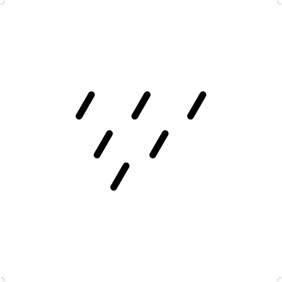 rain, raindrop icon vector