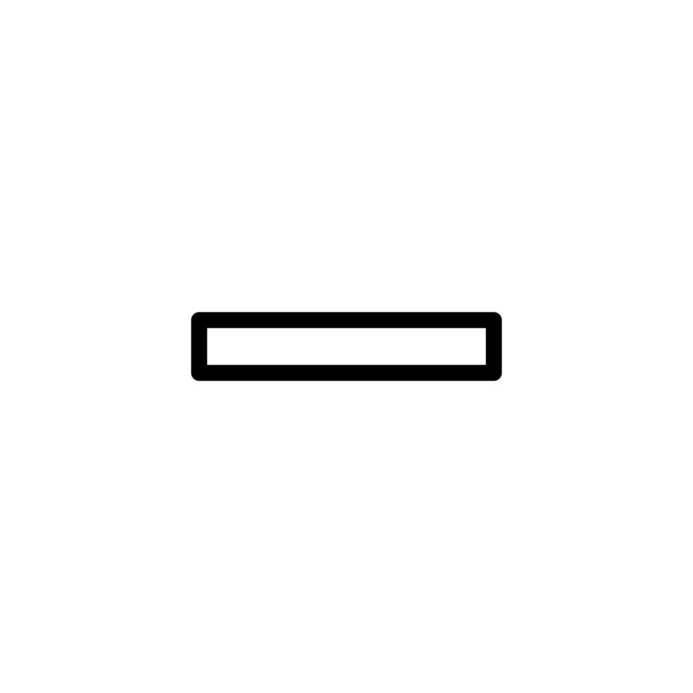 minus, negative icon vector
