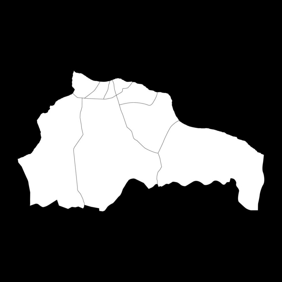 Tripolitania region map, administrative division of Libya. illustration. vector
