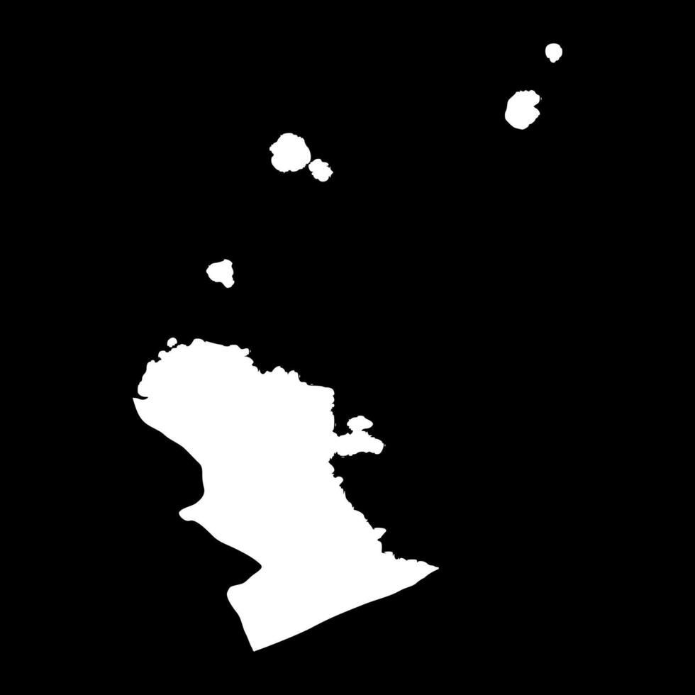 Riviere du Rempart district map, administrative division of Mauritius. illustration. vector