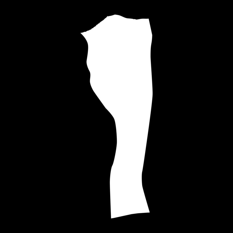 Jabal al Akhdar district map, administrative division of Libya. illustration. vector