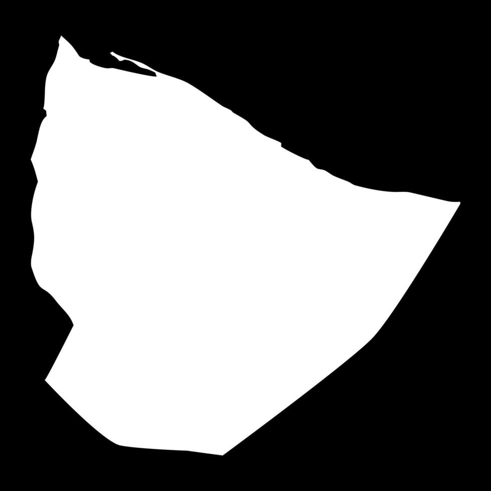 Nuqat al Khams district map, administrative division of Libya. illustration. vector