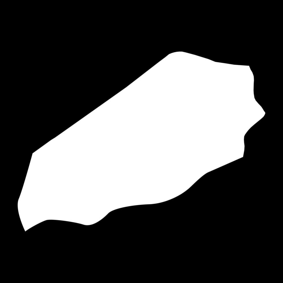 Wadi al Hayaa district map, administrative division of Libya. illustration. vector