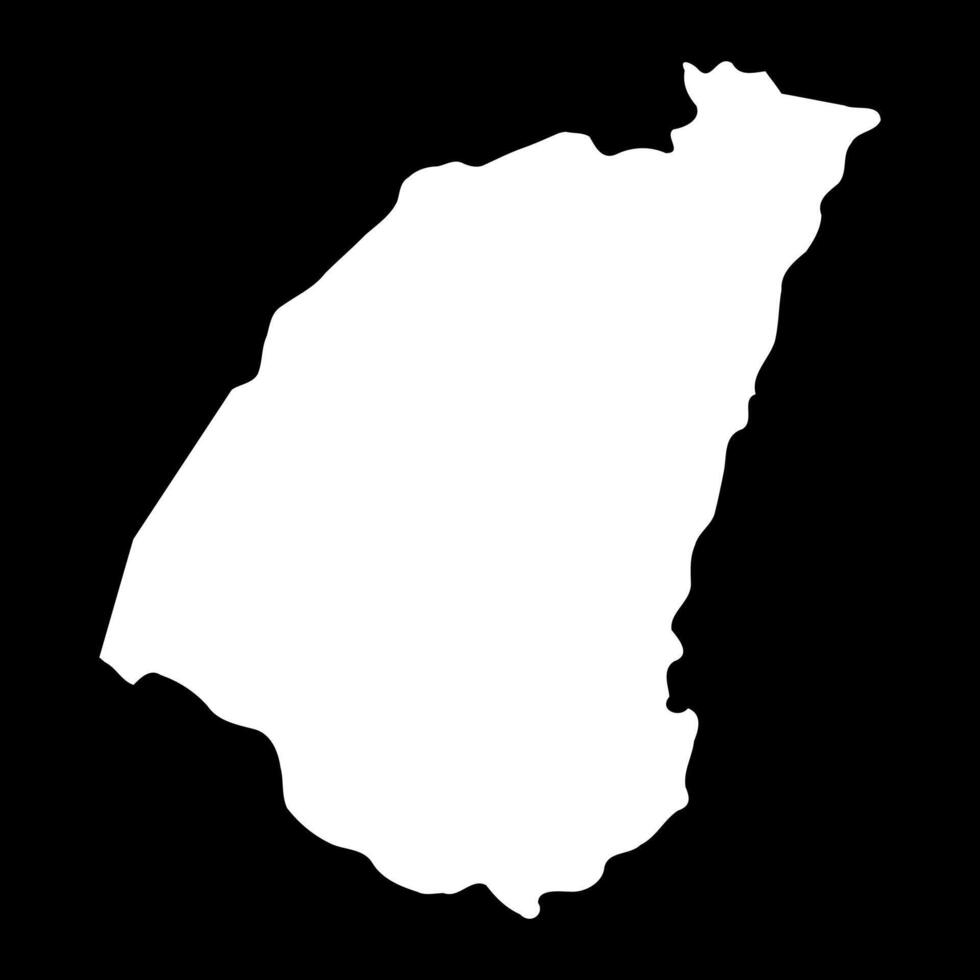 Guidimaka region map, administrative division of Mauritania. illustration. vector