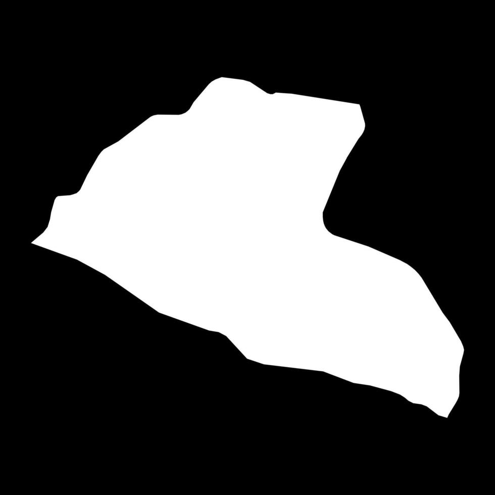 Grand Kru map, administrative division of Liberia. illustration. vector