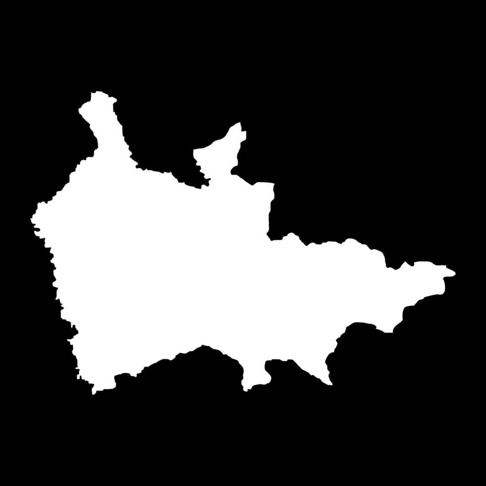 Thaba Tseka district map, administrative division of Lesotho. illustration. vector