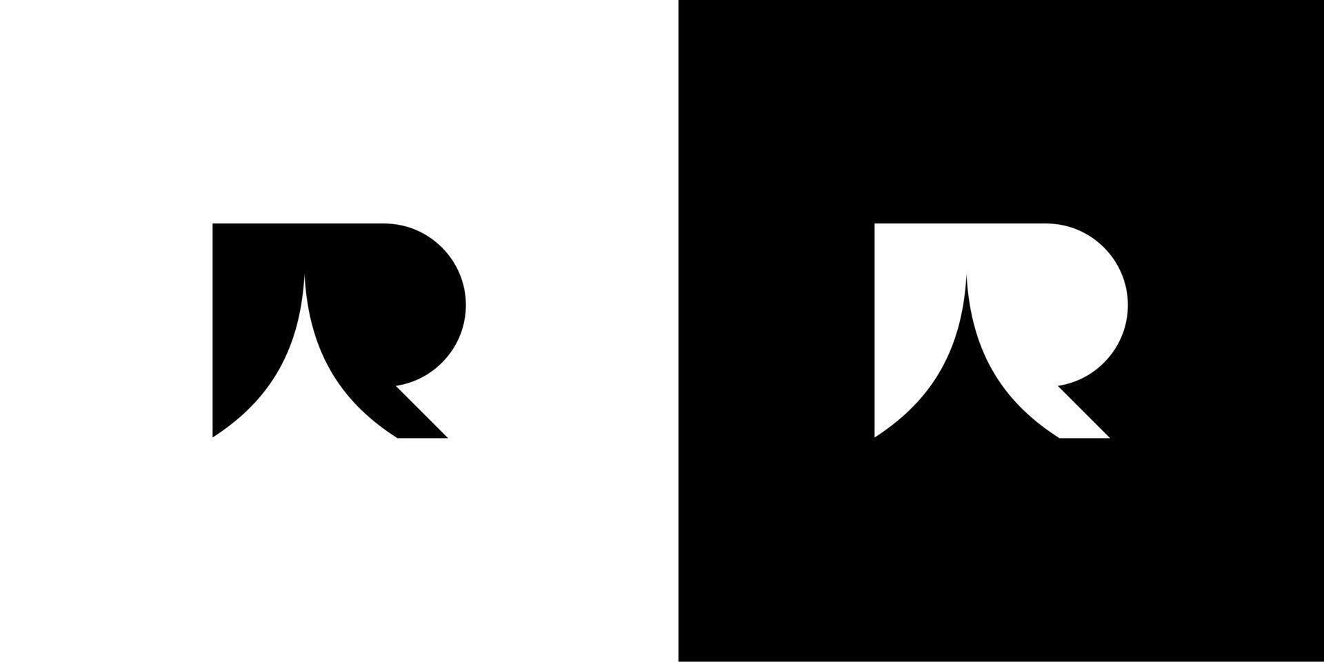Grow Letter R Logo Design Template vector