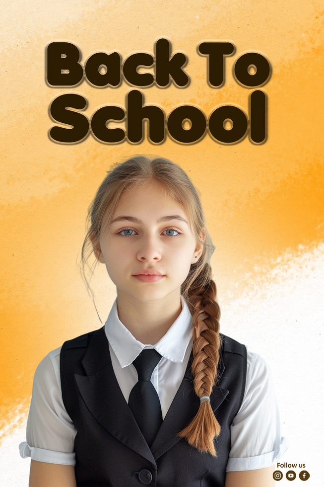 Welcome Back To School Social Media Post Template Design psd