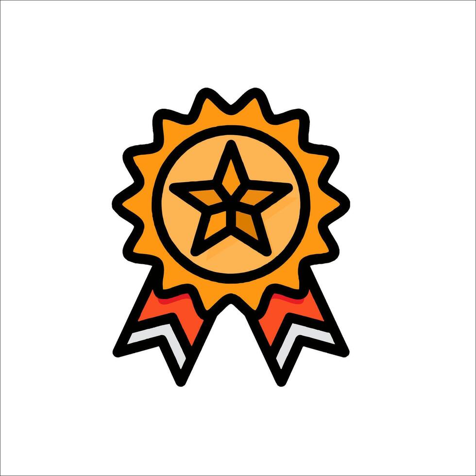 A star award icon on a white background vector