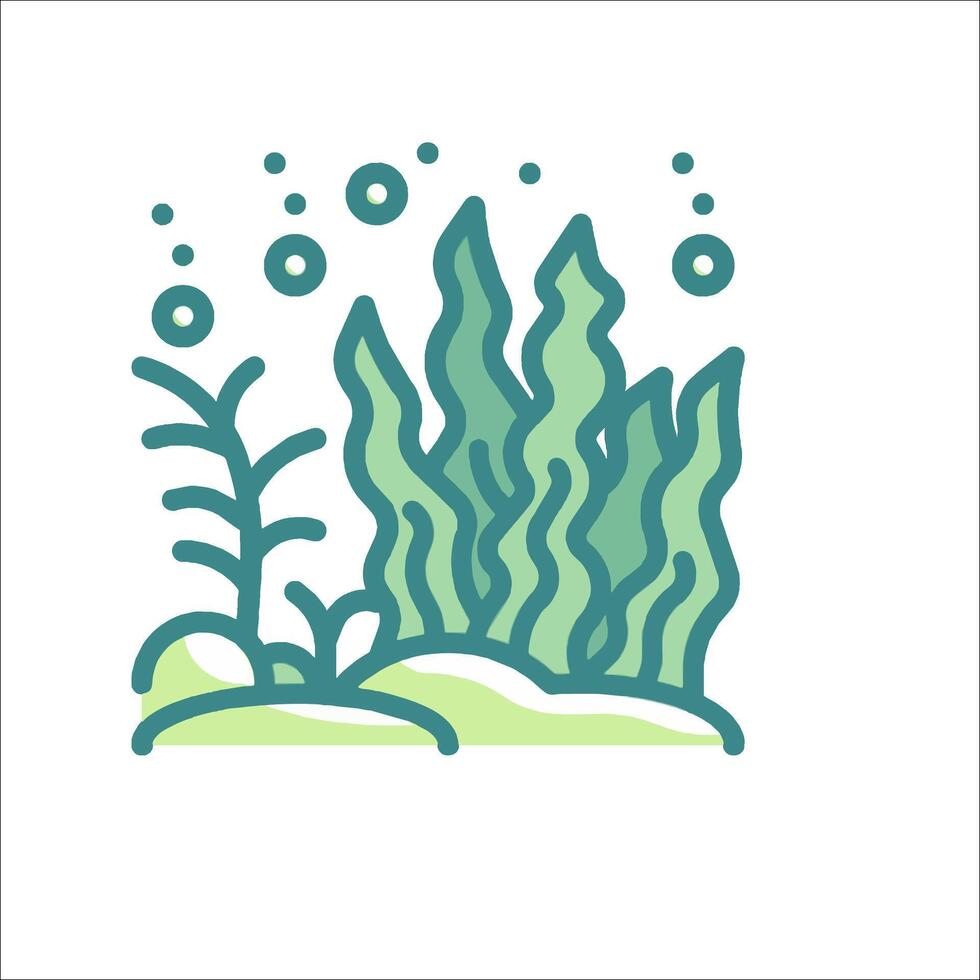 Aquarium icon illustration vector