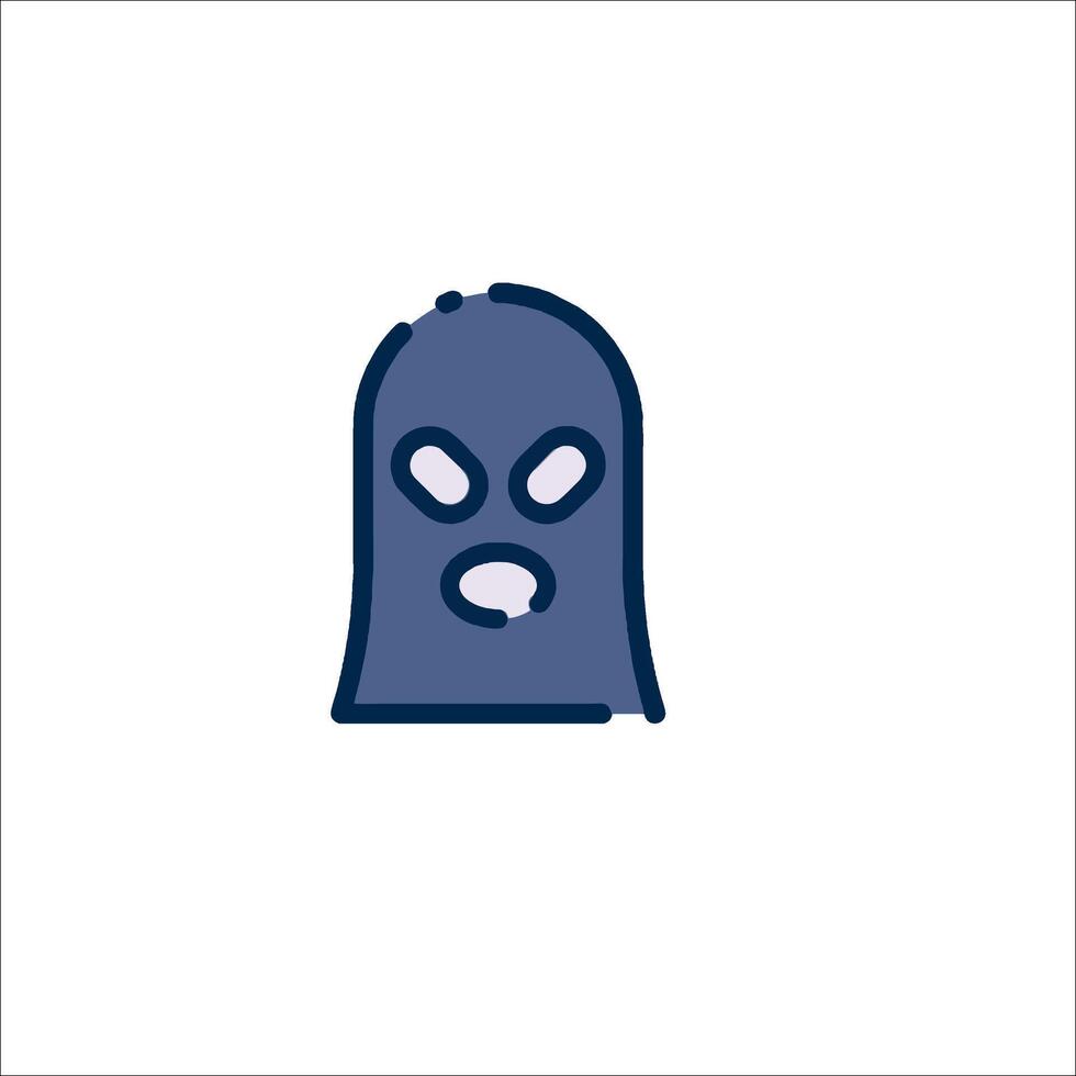 A ghost icon on a white background vector