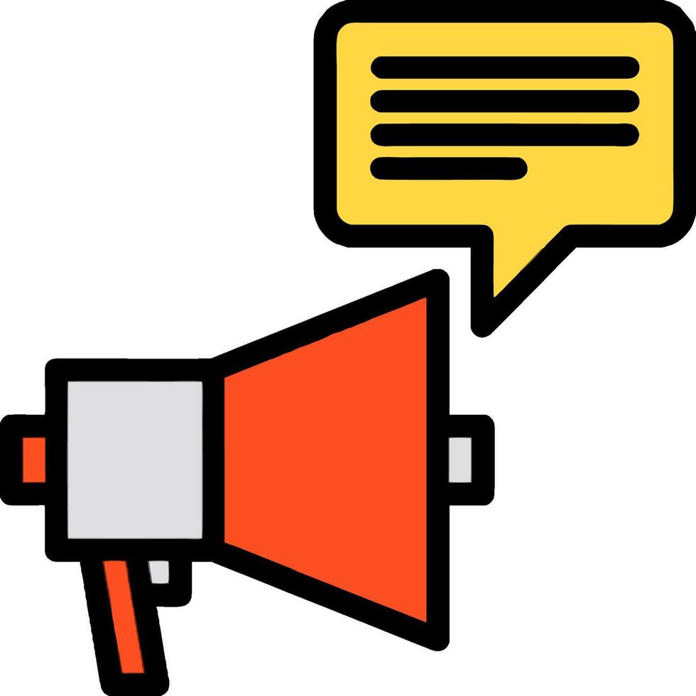 megaphone icon illustration vector