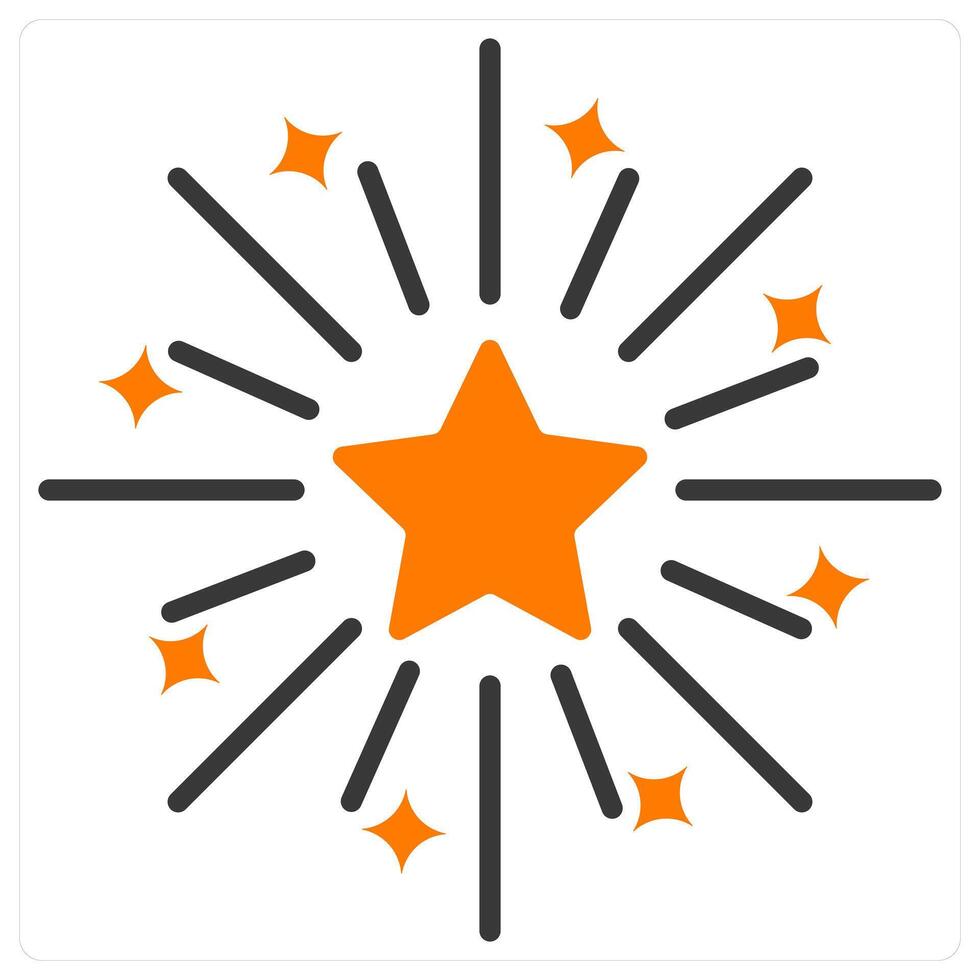 Firework and burst icon concept vector