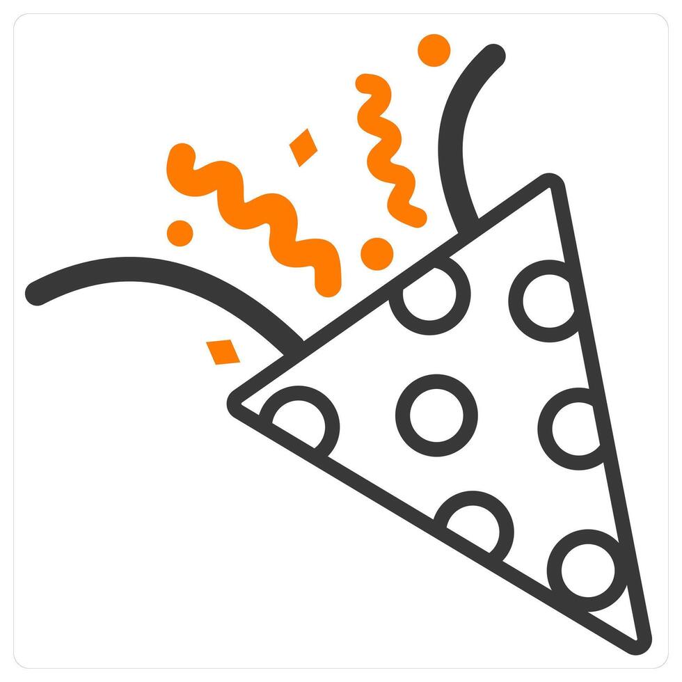 Party Poppera nd festive icon concept vector