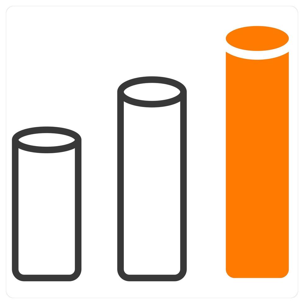 Bars and chart icon concepet vector