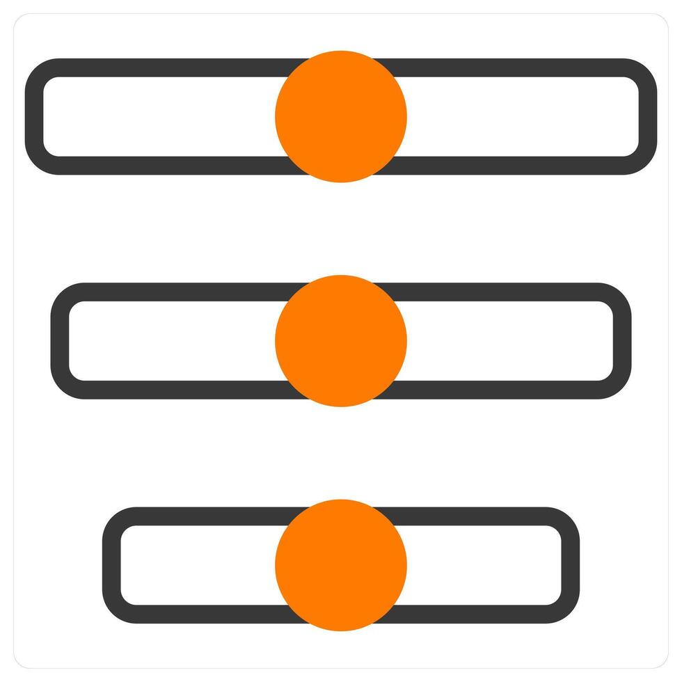 Menu Bar and toolbar icon concept vector