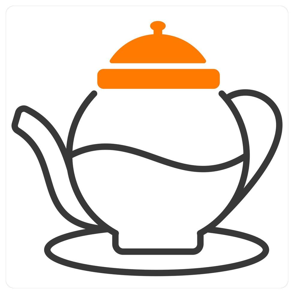 Tea and cup icon concept vector