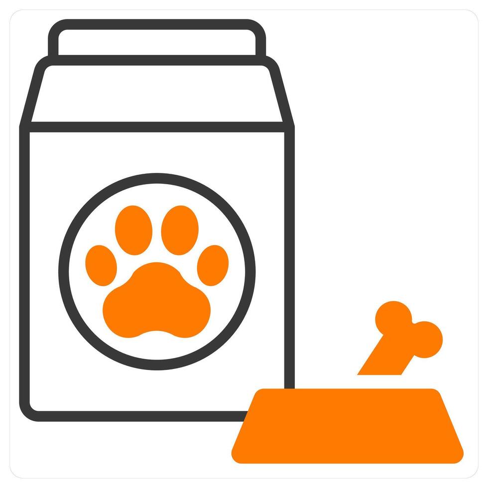 Pet Food and dog icon concept vector