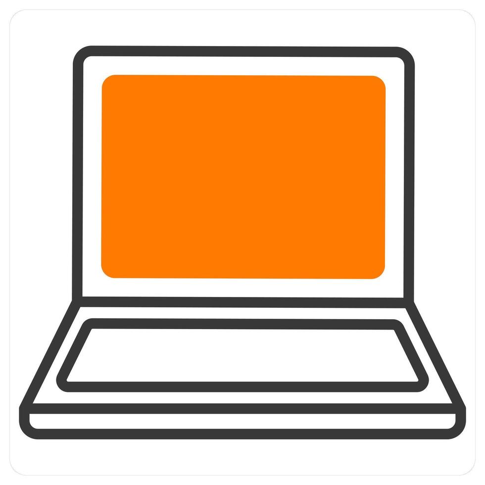 Laptop and digital icon concept vector