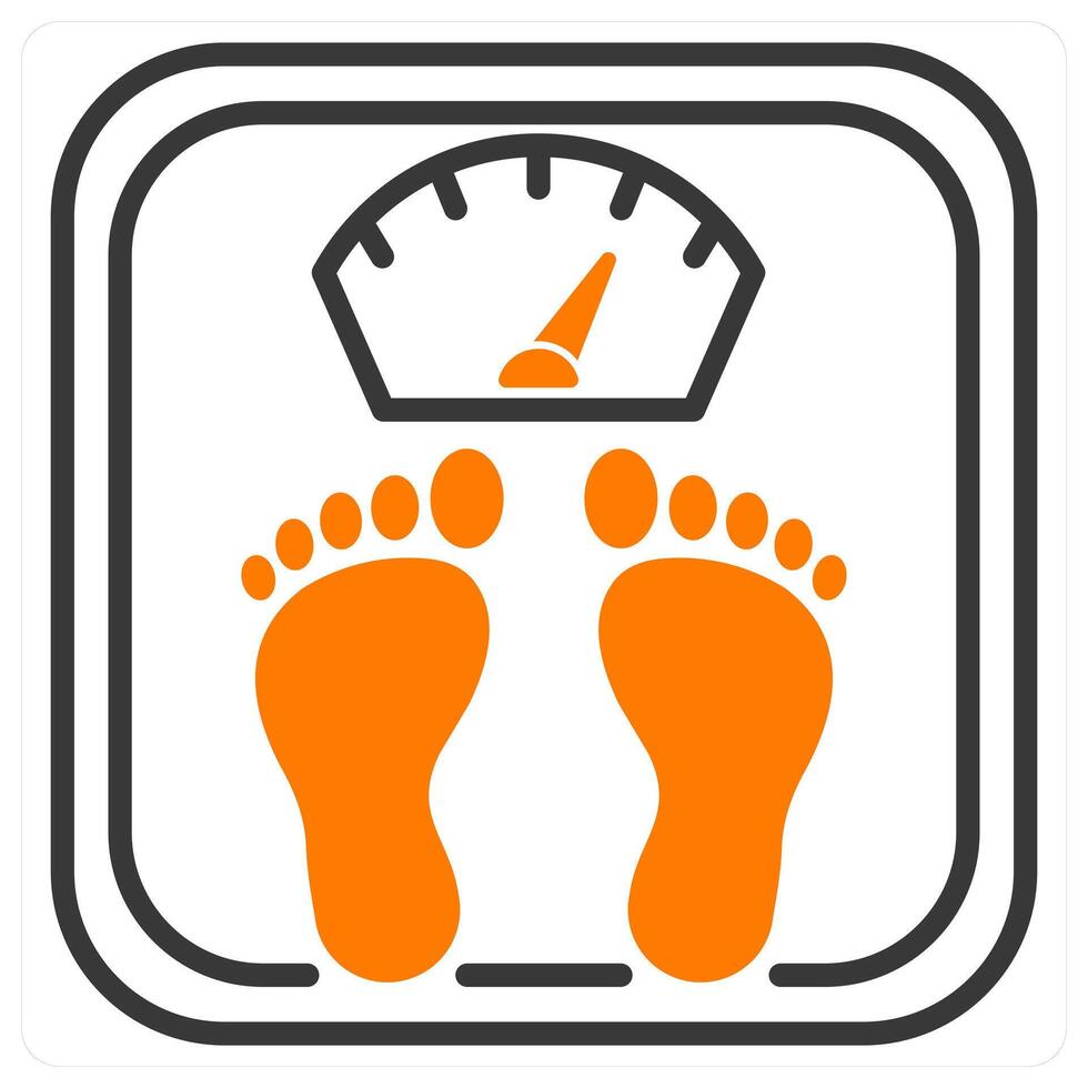 Weight Scale and balance icon concept vector