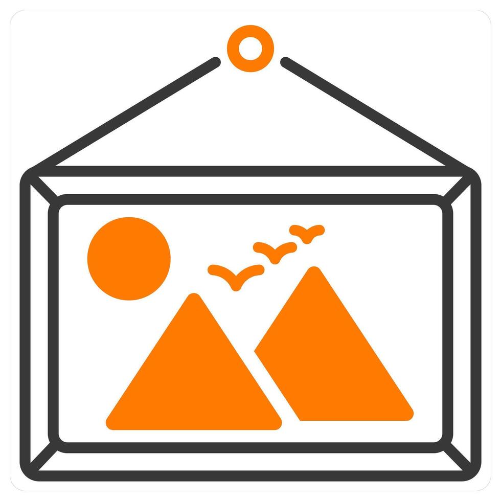 Painting and brush icon concept vector