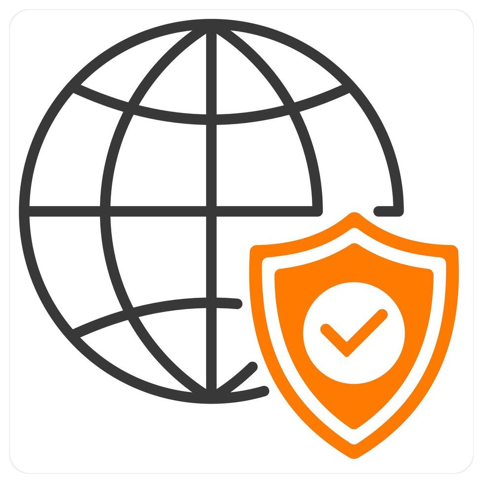 Global Compliance and audit icon concept vector