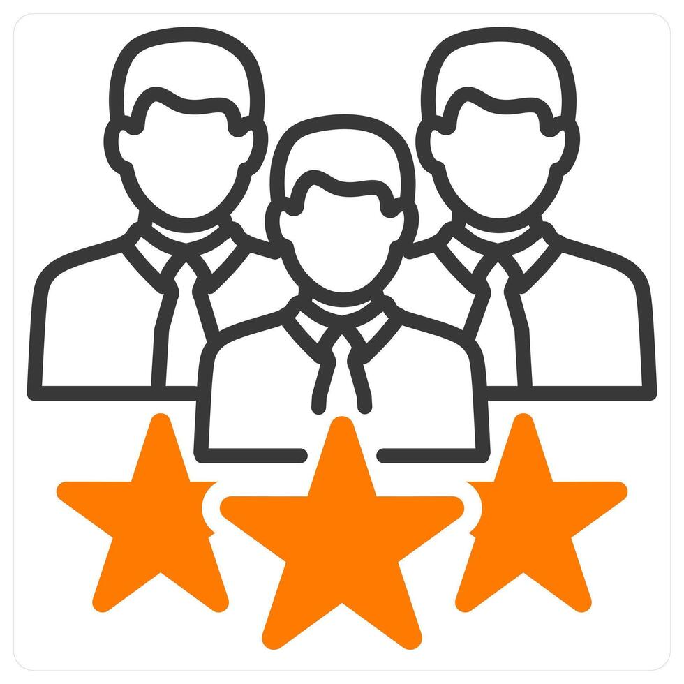 Customer Satisfaction and trust icon concept vector