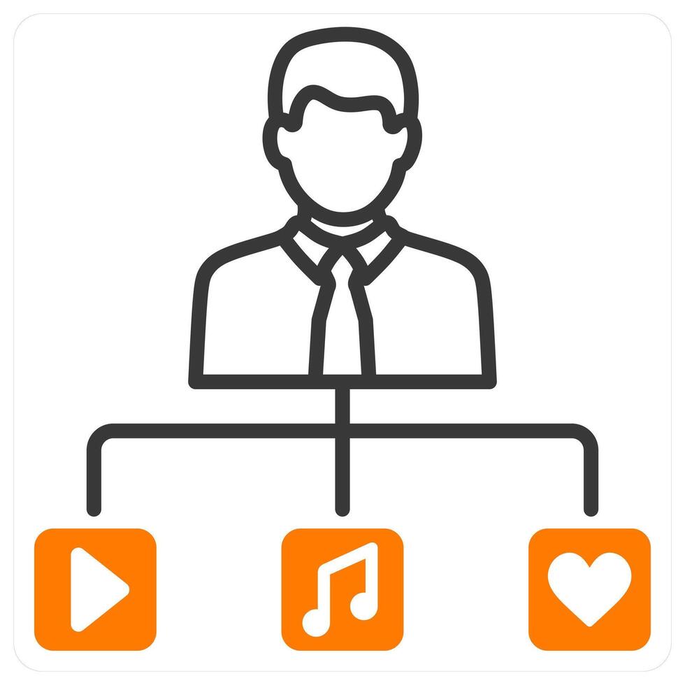 User Generated Content and share icon concept vector