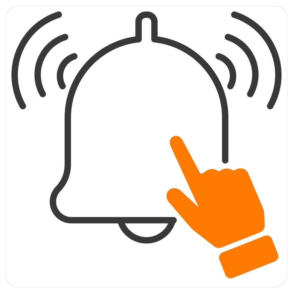 Subscribe and alert icon concept vector