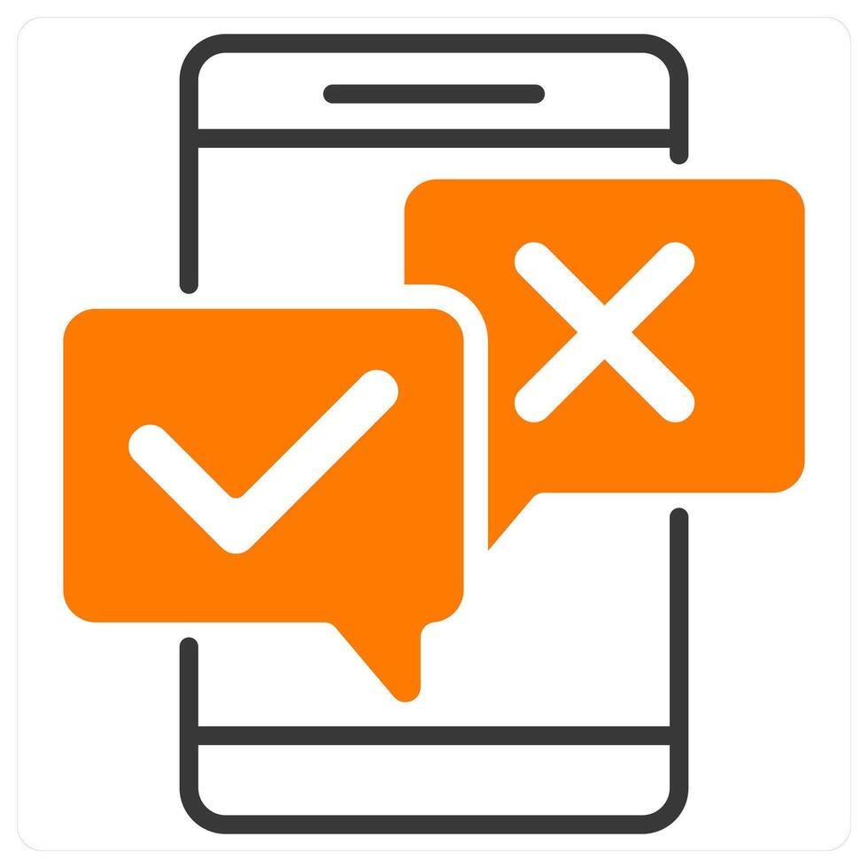 Online Survey and form icon concept vector
