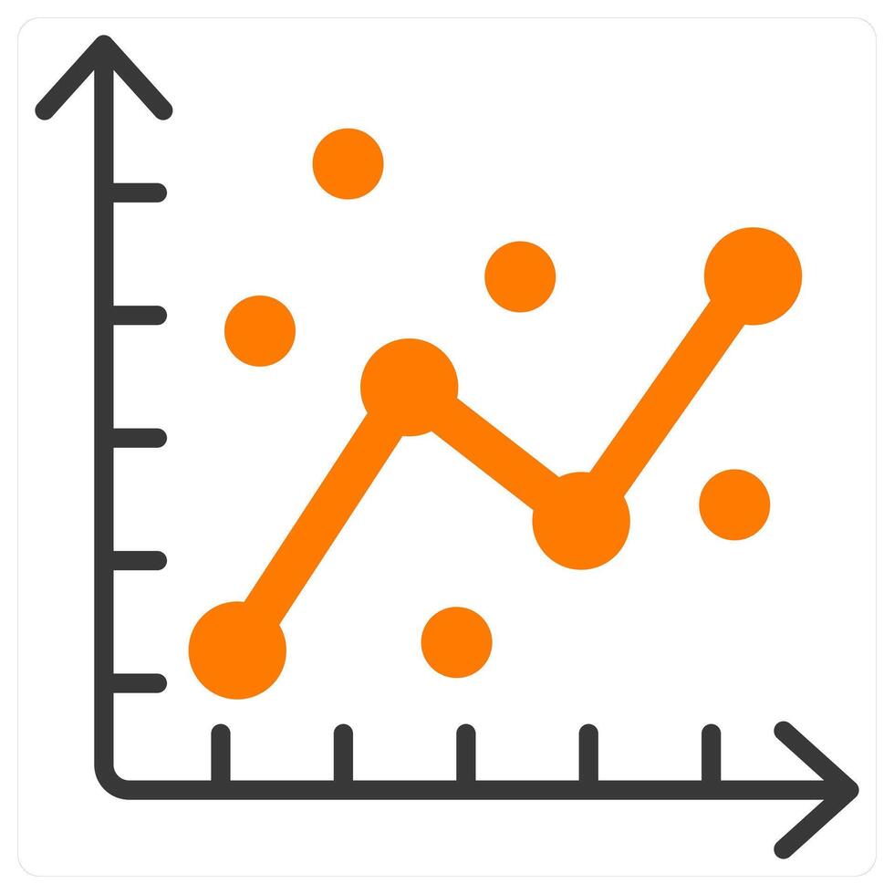 Statistical Model and data icon concept vector