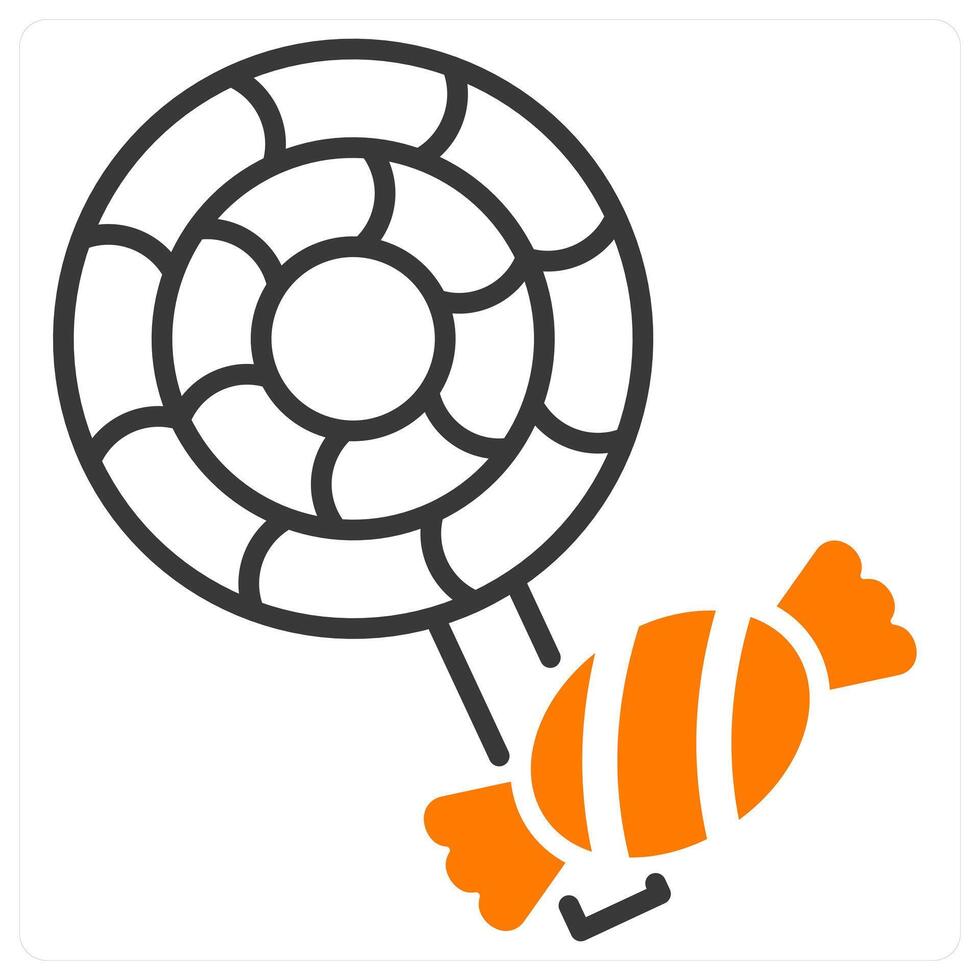 Candy and treat icon concept vector