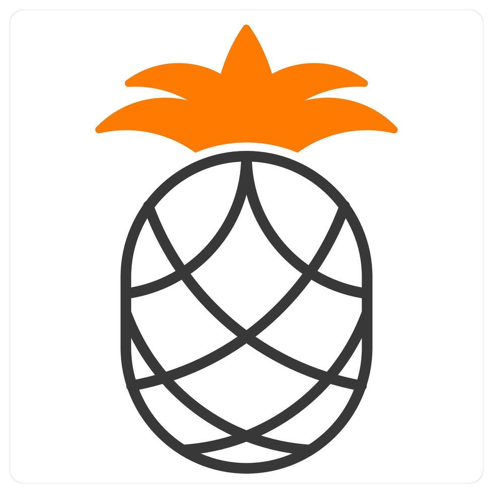 Pineapple and sweet icon concept vector