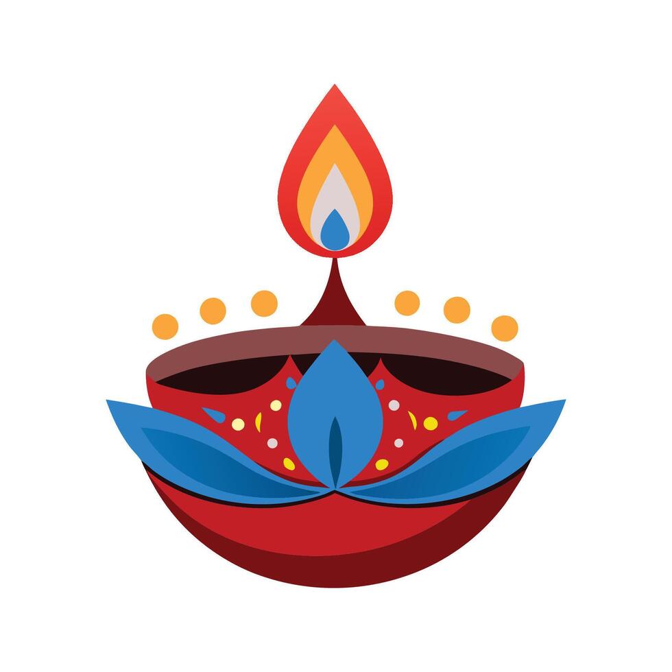 Diwali diya, diwali diya, diwali diya, di vector