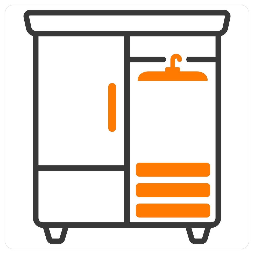Wardrobe and closet concept vector