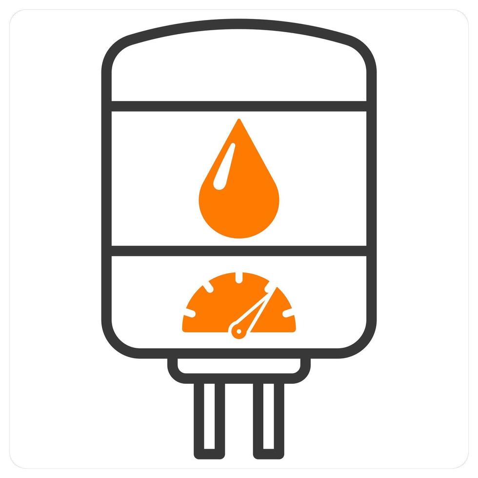 Geyser and geyser iocn concept vector
