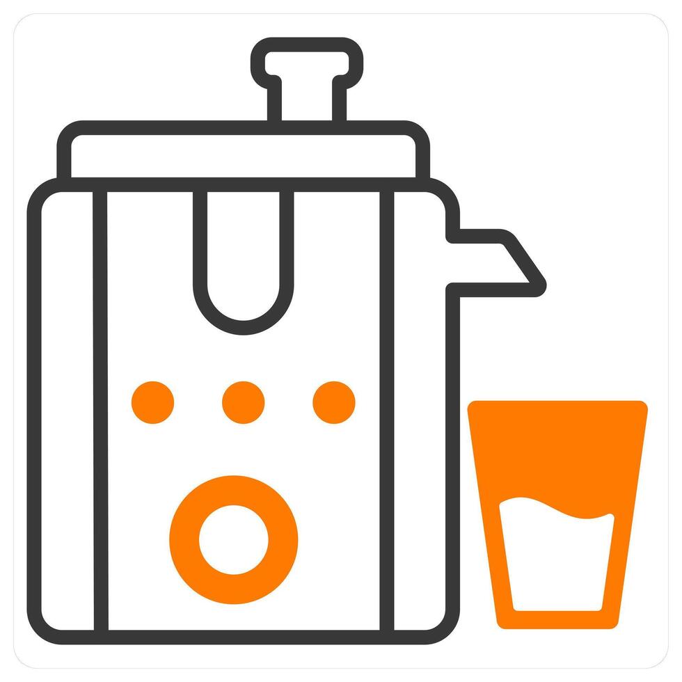 Juicer and juice icon concept vector
