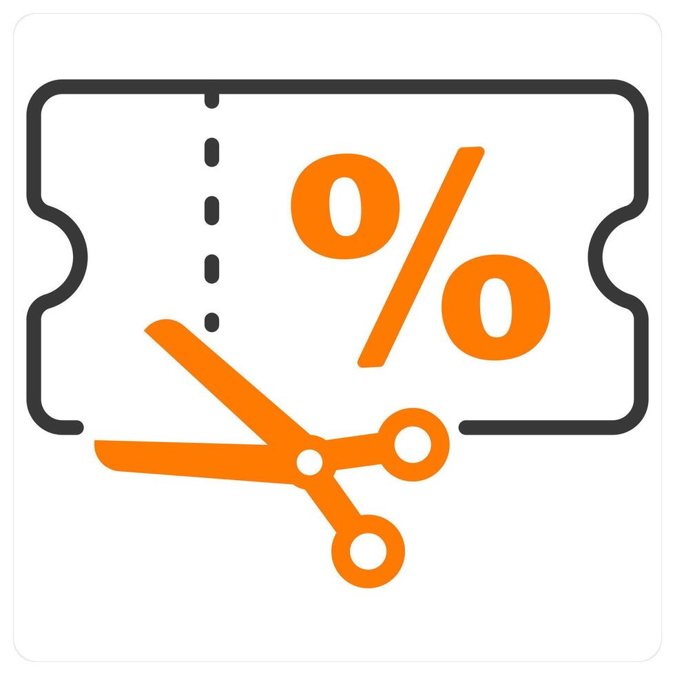 Coupon and deal icon concept vector