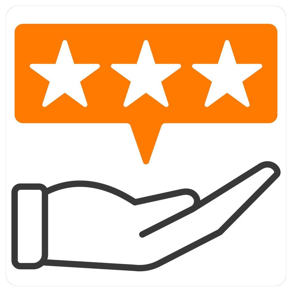 Testimonial and feedback icon concept vector
