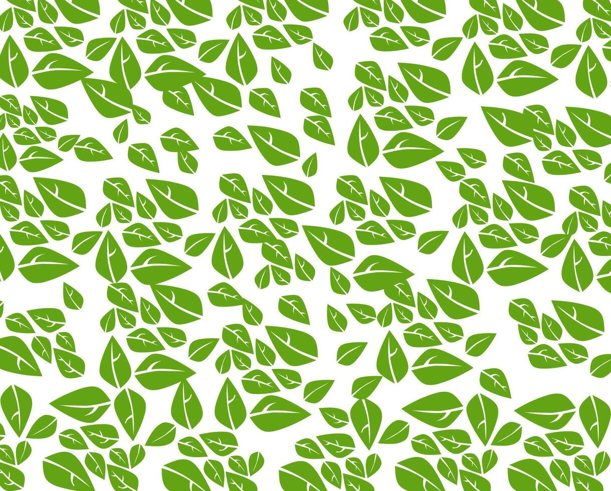 leaves background pattern vector