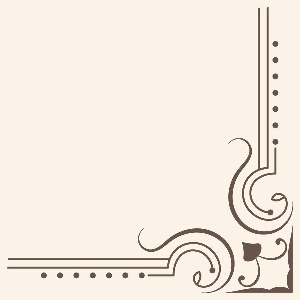 corner icon frame illustration label collection Vintage symbol. Border logo. vector